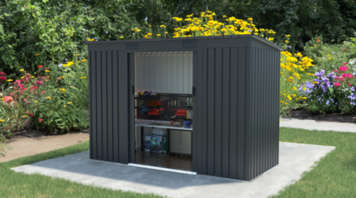 Lotus Adonis 9 x 4 Metal Shed